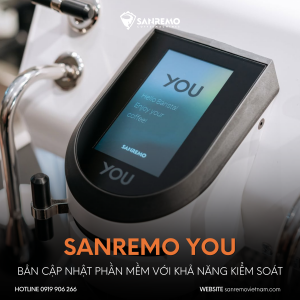 SANREMO YOU RA MẮT BẢN CẬP NHẬT PHẦN MỀM MỚI: MỞ RỘNG KHẢ NĂNG KIỂM SOÁT CHIẾT XUẤT CHO BARISTA