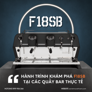 SANREMO F18SB – GIẢI PHÁP VẬN HÀNH ỔN ĐỊNH TẠI QUẦY BAR THỰC TẾ