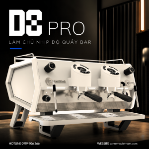 SANREMO D8 PRO – LÀM CHỦ NHỊP ĐỘ QUẦY BAR VỚI CÔNG NGHỆ KIỂM SOÁT CHIẾT XUẤT
